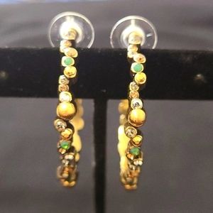 Brighton Crystal Palace Hoops Earrings